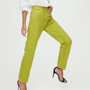 Agolde 90’s in matcha